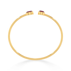 ruby cut bracelet