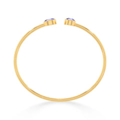 tanzanite cut bracelet