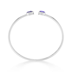 tanzanite cut bracelet