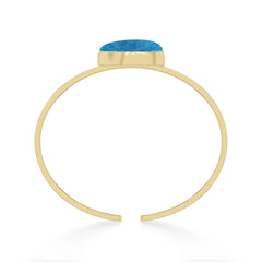 neon apatite rough bracelet