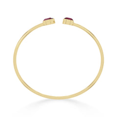 ruby cut bracelet