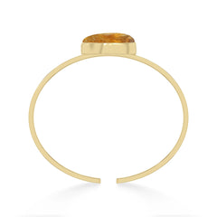 citrine rough bracelet