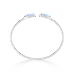purple moonstone cab bracelet