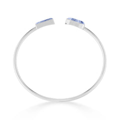 blue lace agate cab bracelet