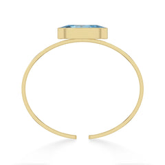 swiss-blue-topaz cut bracelet