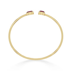 ruby cut bracelet