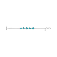 paraiba apatite rough bracelet