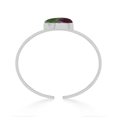 ruby-zoisite rough bracelet