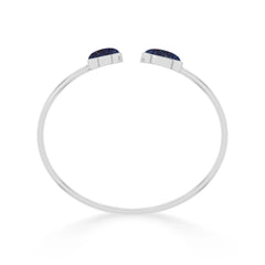 titanium druzy blue cab bracelet