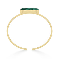 malachite rough bracelet