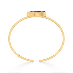 ruby-zoisite rough bracelet