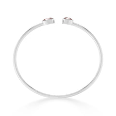 rose quartz cut bracelet