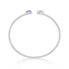 tanzanite cut bracelet