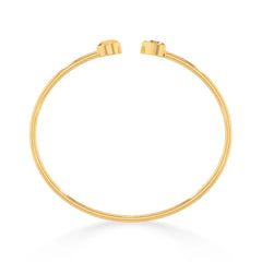 citrine cut bracelet