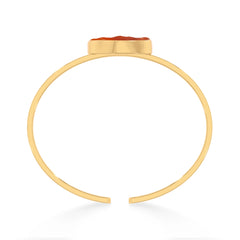 carnelian rough bracelet