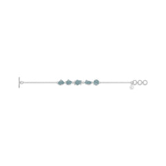 aquamarine rough bracelet
