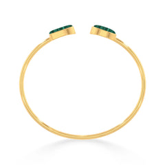 malachite cab bracelet