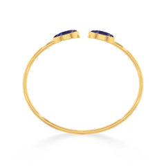 sodalite cab bracelet