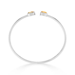 citrine cut bracelet