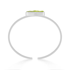 peridot rough bracelet