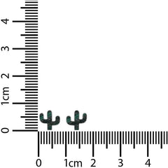 malachite slice earrings