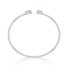 citrine cut bracelet