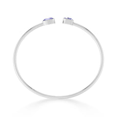 tanzanite cut bracelet