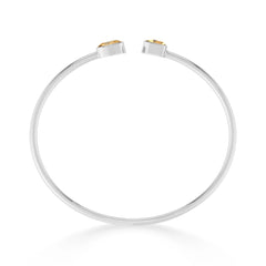 citrine cut bracelet