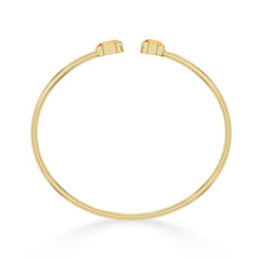 citrine cut bracelet