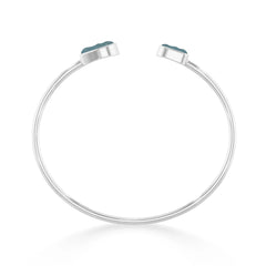 aquamarine twister bracelet