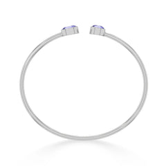 tanzanite cut bracelet