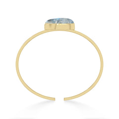 rainbow moonstone rough bracelet