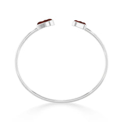 garnet twister bracelet