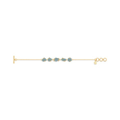 aquamarine rough bracelet