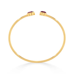 ruby cut bracelet