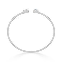 rainbow moonstone cut bracelet