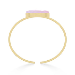 pink moonstone rough bracelet