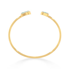 ethiopian opal twister bracelet