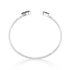 blue sapphire twister bracelet