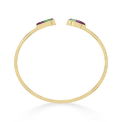 ruby zoisite cab bracelet