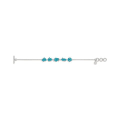paraiba apatite rough bracelet