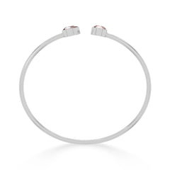 rose quartz cut bracelet