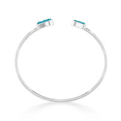 paraiba apatite twister bracelet