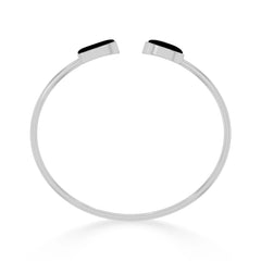 black onyx cab bracelet