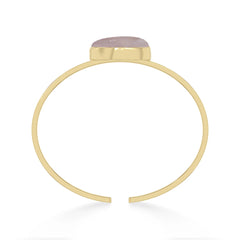 morganite rough bracelet