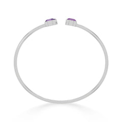 amethyst cut bracelet