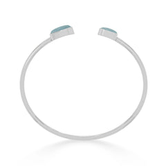 aquamarine twister bracelet