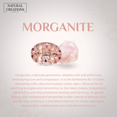 morganite cut earrings