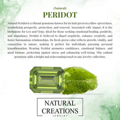 peridot cut bracelet