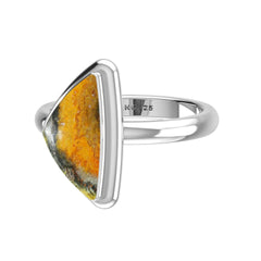Natural Bumble Bee Rings for Women in Sterling Silver (Pack of 6, Bezel-Set)